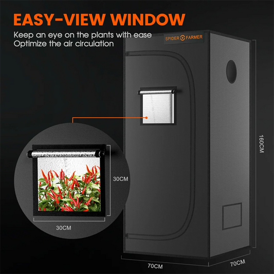 Spider Farmer Grow Tent - 70x70x160CM